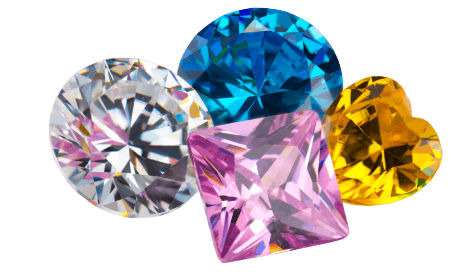 Des diamants à la couleur altérée par un revêtement
