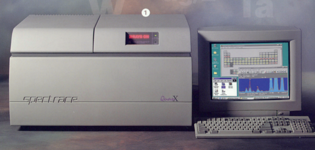 X-Ray Fluorescence spectrometry de QuanX de KevexSpectrace