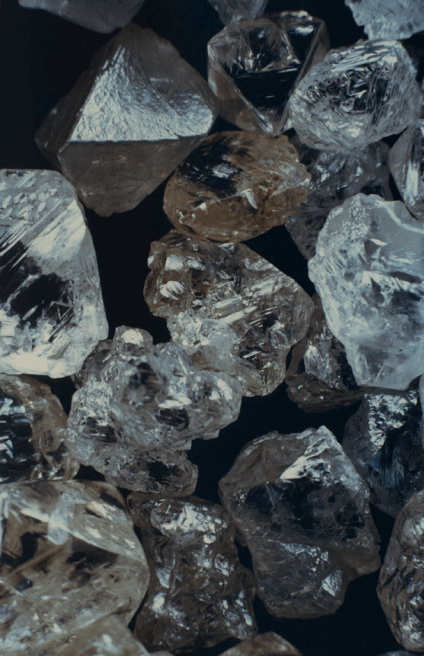 Diamants bruts de la Miba, Congo