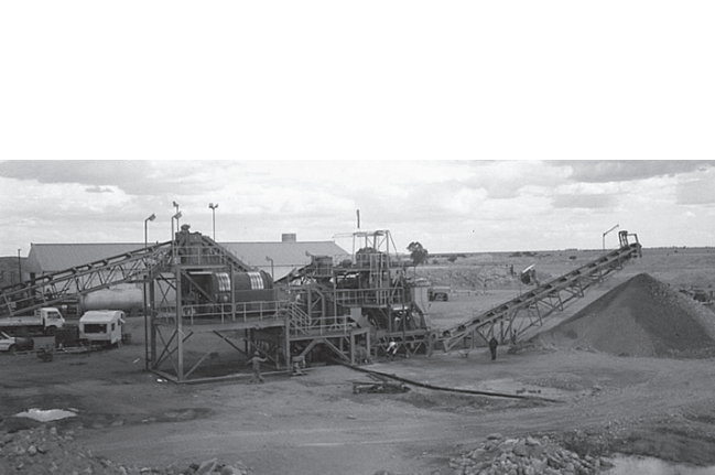 Mine de Zoutpan, Cape, production de 96000 ct par an
