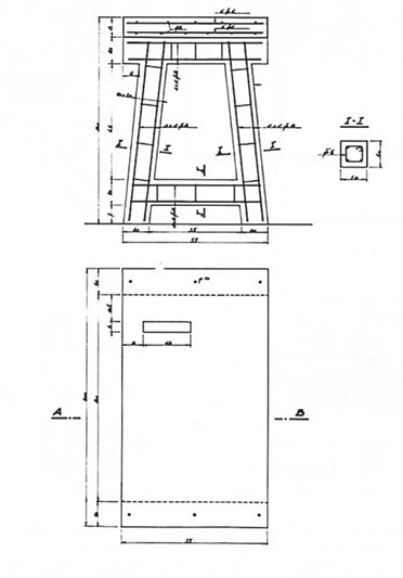 Structure pour le coulage d'un banc en béton