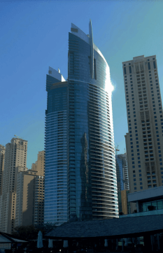 L’Almas Tower de Dubai: 65 étages pour diamantaires… La tour devrait être terminée fin 2009